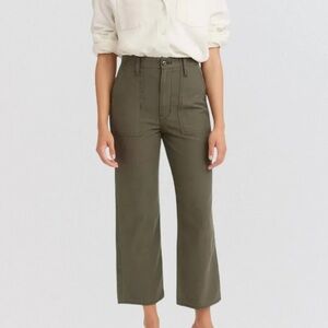Levi's Utility Olive Wide Leg Trousers
